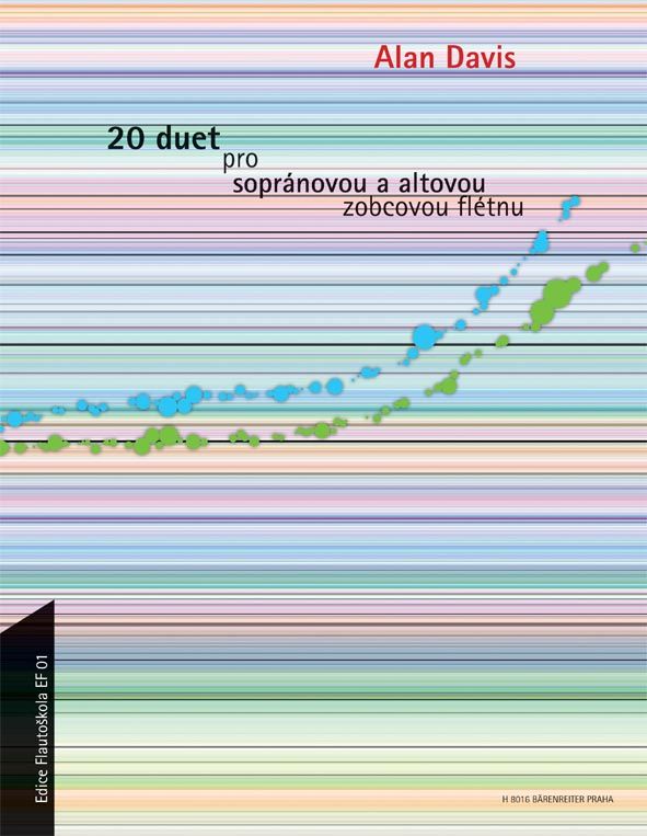 20 duet pro sopránovou a altovou zobcovou flétnu - A. Davis Bärenreiter Praha