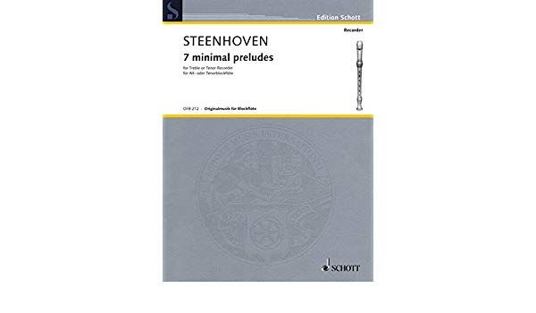 7 minimal preludes - K. van Steenhoven SCHOTT