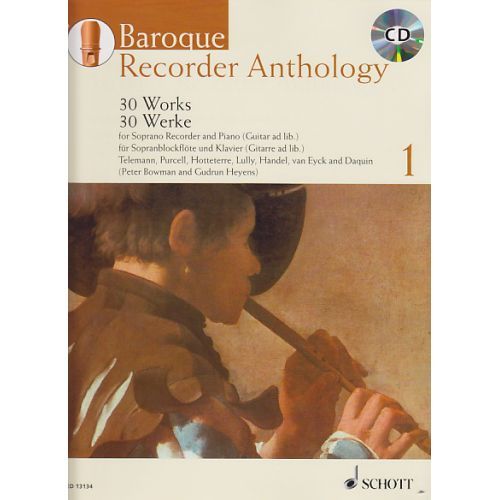 Baroque Recorder Anthology 1 - G. Heyens, P. Bowman SCHOTT