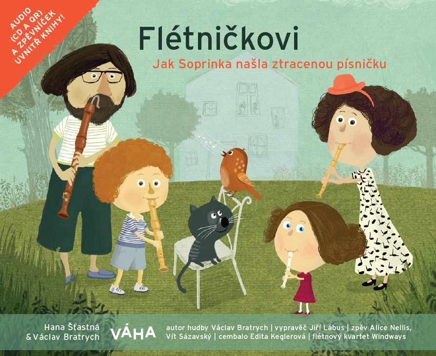 Flétničkovi - Jak Soprinka našla ztracenou písničku - kniha+CD VÁHA