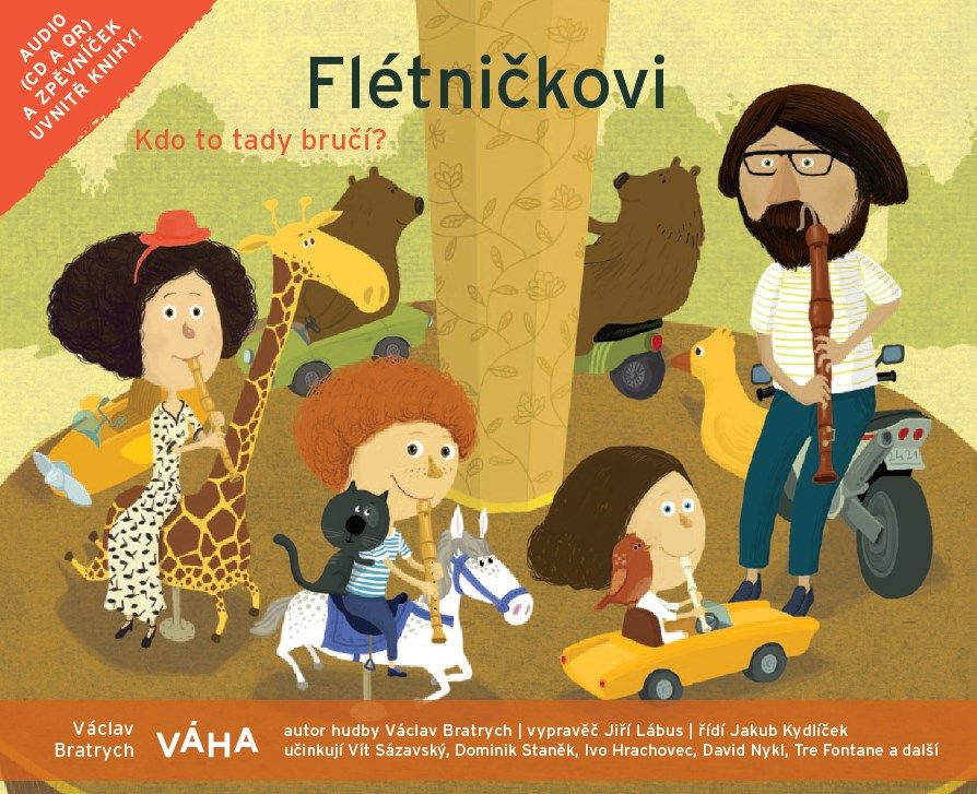 Flétničkovi - Kdo to tady bručí - kniha+CD VÁHA