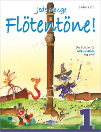 Jede Menge Flötentöne 1 - alt - B. Ertl - bez CD Holzschuh