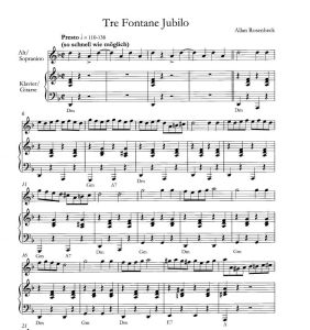 Tre Fontane Jubilo - A. Rosenheck Edition Tre Fontane