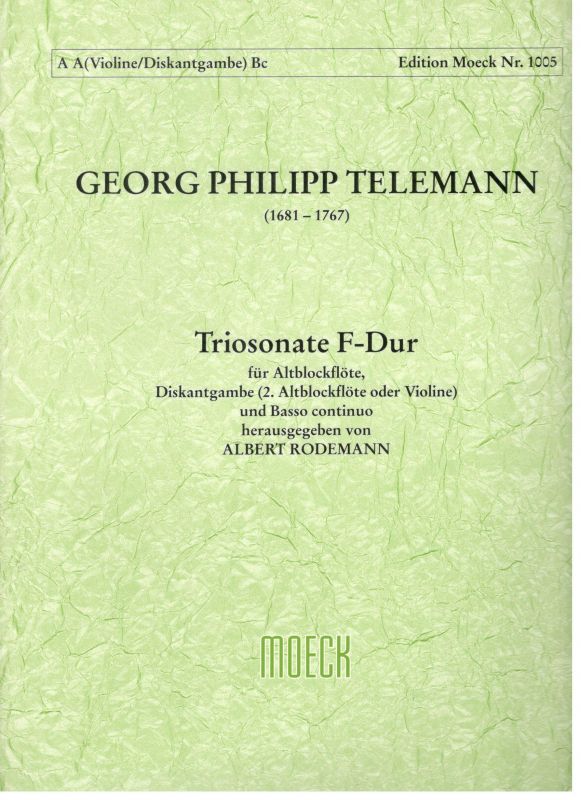 Triosonata F-Dur - G. P. Telemann Moeck