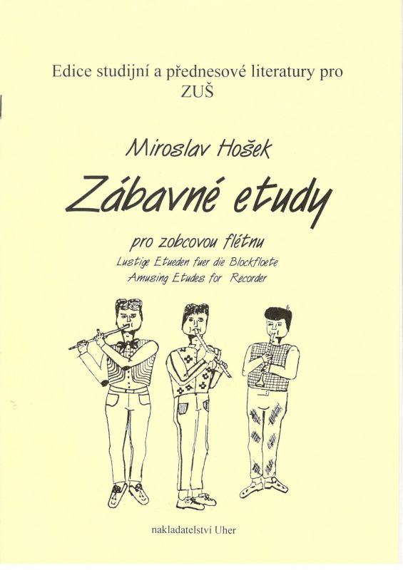 Zábavné etudy - M. Hošek nakladatelství Uher