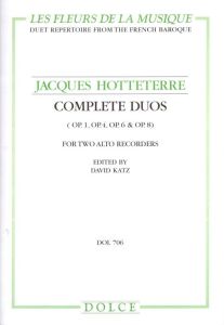 Complete Duos - J. Hotteterre (ed. Davis Katz)