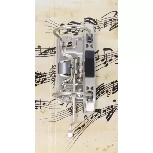 Notový pořadač s hudebním motivem, béžový Musikboutique Gudrun Kübler